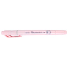 "Pentel"   Текстовыделитель двусторонний "Illumina flex"   1,0 - 3,5 мм   перо скошенное   10 шт. SLW11P-PE розовый