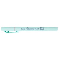 "Pentel"   Текстовыделитель двусторонний "Illumina flex"   1,0 - 3,5 мм   перо скошенное   10 шт. SLW11P-SE голубой