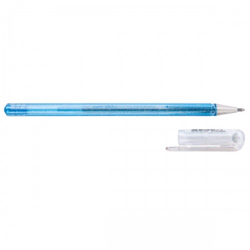 "Pentel"   Ручка гелевая Hybrid Dual Metallic,  d 1 мм K110-DMNX цвет чернил: серебристый цвет чернил: синий
