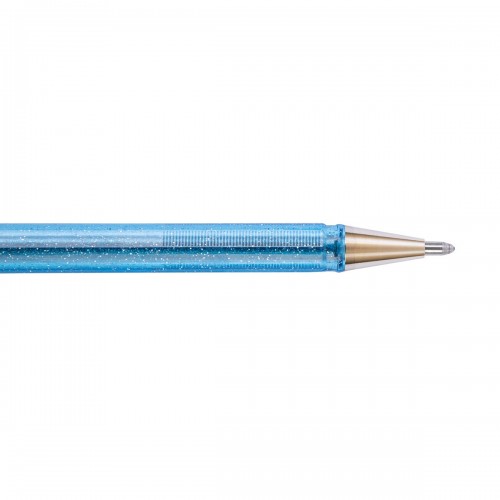 "Pentel"   Ручка гелевая Hybrid Dual Metallic,  d 1 мм K110-DMNX цвет чернил: серебристый цвет чернил: синий