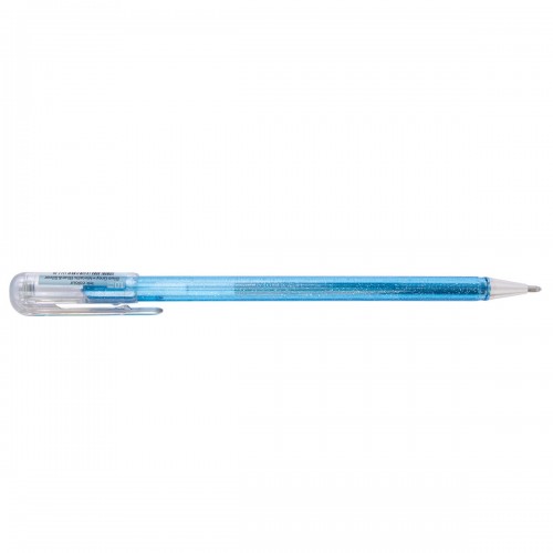 "Pentel"   Ручка гелевая Hybrid Dual Metallic,  d 1 мм K110-DMNX цвет чернил: серебристый цвет чернил: синий