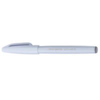 "Pentel"   Фломастер-кисть Brush Sign Pen   2,0 мм   кисть SES15C-N2X светло-серый