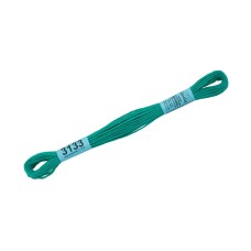 Нитки для вышивания "Gamma"    мулине  ( 3071-3172 )  100\% хлопок   24 x  8 м №3133 т.т.бирюзовый