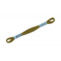 Нитки для вышивания "Gamma"    мулине  ( 3173-6115 )  100\% хлопок   24 x  8 м №3173 св.хаки