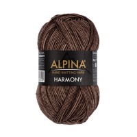 Пряжа ALPINA "HARMONY"   100\% мериносовая шерсть   10 шт. х  50 г  175 м ± 5 м №04 коричневый