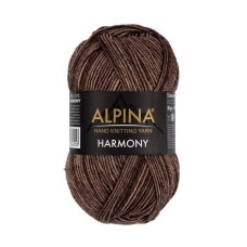 Пряжа ALPINA "HARMONY"   100\% мериносовая шерсть   10 шт. х  50 г  175 м ± 5 м №04 коричневый