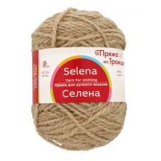 Пряжа из Троицка "Селена"   100\% шерсть   5 шт. х  100 г  160 м №530 св.натуральный