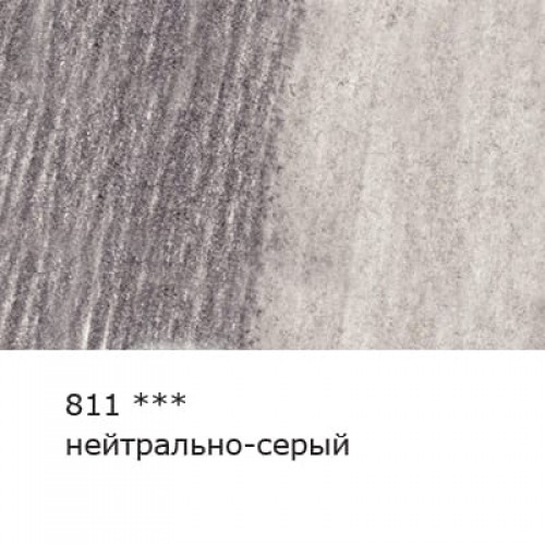 "VISTA-ARTISTA"   "Gallery"   VGWP   Карандаш акварельный художественный   заточенный   6 шт. 811 Нейтрально серый (Neutral gray)