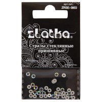 Страз "Zlatka"   ZRSE-0803   AB-Crystal   3 мм  стекло   5 x  36 шт  в пакете с картонным еврослотом №02 перламутровый (AB-crystal)