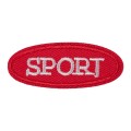 №17/5 5 шт L231А sport красный 2х4.9 см