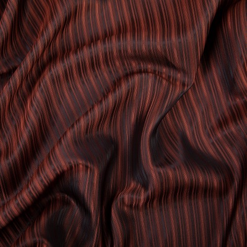 Ткань подкладочная "Gamma"   Taffeta с рисунком   ФАСОВКА   JTR   52\% полиэстер, 48\% вискоза   100 х  145 см ± 2 см №021 коричневый в полоску