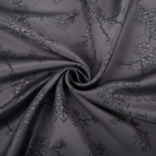 Ткань подкладочная "Gamma"   Taffeta с рисунком   ФАСОВКА   JTR   52\% полиэстер, 48\% вискоза   100 х  145 см ± 2 см №038 грязно-сиреневый(цветы)