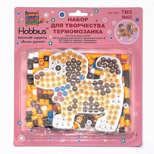 "Hobbius"   TMS   термомозаика   6 шт. №05 собачка