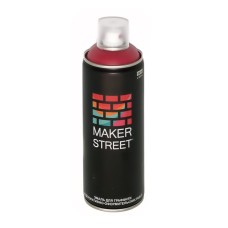 "MAKERSTREET"   Эмаль для граффити и декоративно-оформительских работ   MS400   400 мл 403 Гранатовый