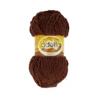 Пряжа ADELIA "SOFIA"   100\% полиэстер   10 шт. х  50 г  90 м ± 6 м №30 коричневый