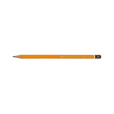 "KOH-I-NOOR Hardtmuth"   Карандаш чернографитный технический 1500   заточенный   12 шт. 8H 150008H01170R