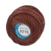 Пряжа "Gamma"   Ирис   100\% хлопок   10 шт. х  10 г  82 м ± 3 м №0219 коричневый