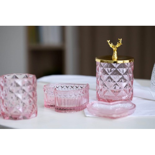 "Stilerra home"   PFH-017   Банка декоративная   9 х  6 х  9 см №03 "красный"