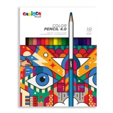 "Carioca Plus"   Карандаши цветные   заточенный   18 цв. 45202