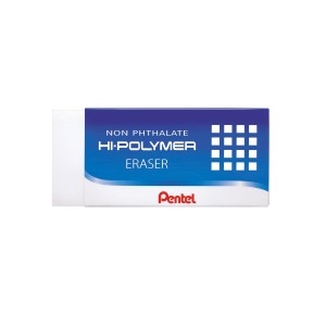 "Pentel"   Ластик Hi-Polymer "Extra Large"   74x32.5x13.5 мм  12 шт. ZEH-20
