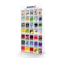 "Светоч"   Стенд (стеллаж) для тетрадей, 35 ячеек   БП-0059259 .