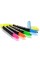 "Pentel"   Набор текстовыделителей двухцветные Twin Checker   3.5 мм   4 шт.  перо скошенное SLW8-4