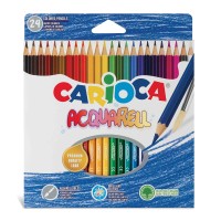 "Carioca"   Карандаши цветные акварельные   заточенный   24 цв. 42858