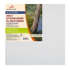 Холст грунтованный на подрамнике "VISTA-ARTISTA"   SCL-5050   100\% лён   50 х  50 см  400 г/кв.м  2 шт мелкозернистый