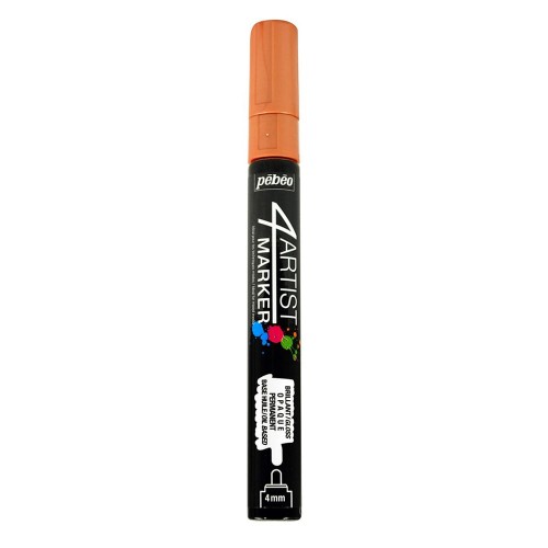 "PEBEO"   Маркер художественный 4Artist Marker на масляной основе   4 мм   перо круглое   6 шт. 580102 желтый