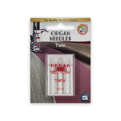 Иглы для быт. шв. машин "ORGAN"   100/6   1 шт  в блистере 5102055BL двойные
