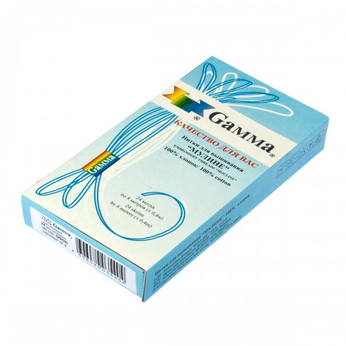 Нитки для вышивания "Gamma"    мулине  ( 0207-0819 )  100\% хлопок   24 x  8 м №0709 т.красный