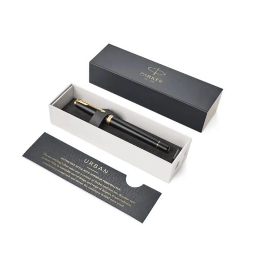 "PARKER"   Ручка перьевая URBAN Muted Black GT 1931593