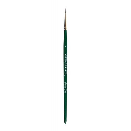 Кисть "Green Line" "VISTA-ARTISTA"   90211-01   имитация белки   круглая   5 шт  короткая ручка №01