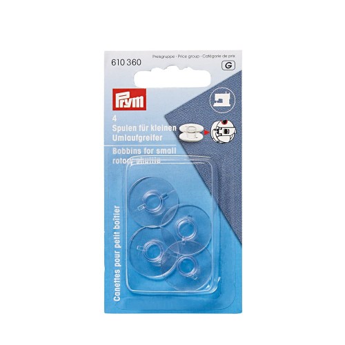 "PRYM"   610360   Шпульки для челнока   4 шт прозрачные
