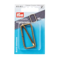 Фурнитура сумочная металл "PRYM"   615811   Шлевка  d 40 мм  1 шт. под состаренную латунь