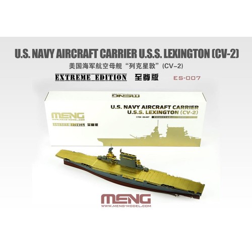 "MENG"   ES-007   "авианосец" U.S. Navy Aircraft Carrier U.S.S. Lexington (Cv-2) Extreme Edition 1/700