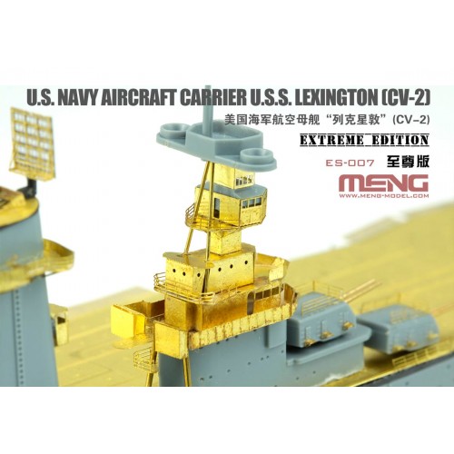 "MENG"   ES-007   "авианосец" U.S. Navy Aircraft Carrier U.S.S. Lexington (Cv-2) Extreme Edition 1/700