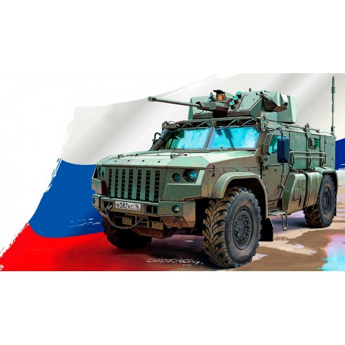 "MENG"   VS-014   "бронемашина" К-4386 "Тайфун-ВДВ" 1/35