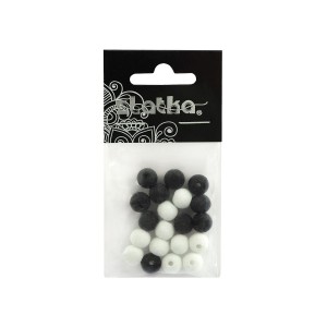 Бусина стеклянная "Zlatka"   LVBD-02   8 мм  5 х  20 шт  в пакете с картонным еврослотом   стекло №02 ассорти