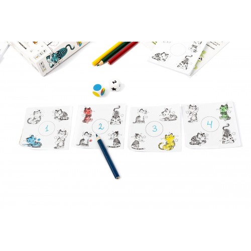 Игра настольная "Эврикус"   "Тигрята с карандашами"   BG-17043 .