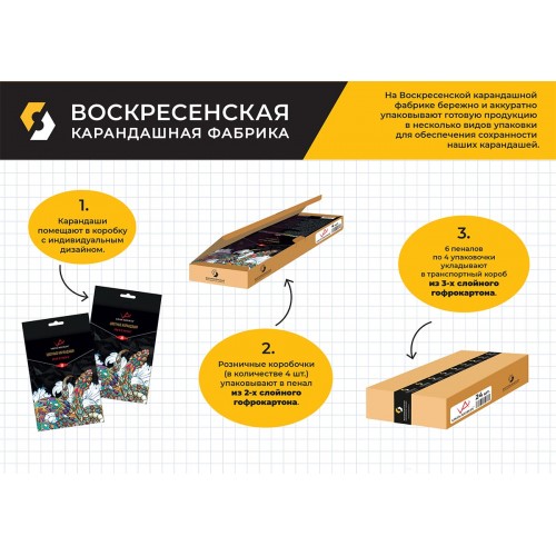 "VISTA-ARTISTA"   "Gallery"   VGCP-36   Набор цветных  карандашей   заточенный   4 х  36 цв. .