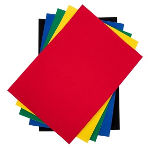 "Лео"   "Играй"   Цветная бумага бархатная   LPCP-03   A4   21 х  29.7 см  5 л.  5 цв. .
