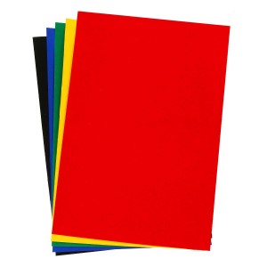 "Лео"   "Играй"   Цветная бумага бархатная   LPCP-03   A4   21 х  29.7 см  5 л.  5 цв. .