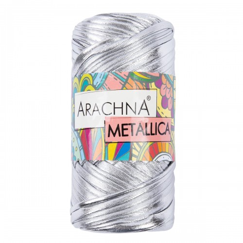 Пряжа ARACHNA "METALLICA"   100\% полиэстер   4 шт. х  115 г ± 10 г  50 м №07 бирюзовый