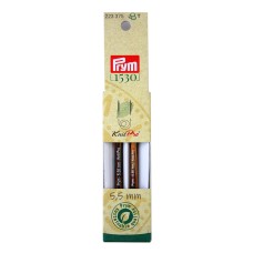 Спицы  PRYM 223375   съемные короткие "Natural"   береза  d 5.5 мм  8.7 см  2 шт .