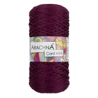 Пряжа ARACHNA "Cord Mini"   100\% полиэфир   3 шт. х  75 г ± 10 г  200 м ± 10 м №08 слива