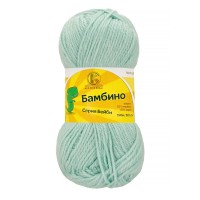 Пряжа Камтекс КТ "Бамбино"   65\% акрил, 35\% мериносовая шерсть   10 шт. х  50 г  150 м 025 мята