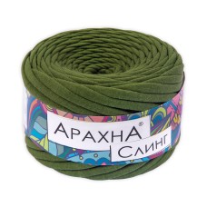 Пряжа ARACHNA "Sling"   100\% хлопок   6 шт. х  150 г ± 10 г  50 м ± 2 м №56 защитный
