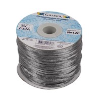 Шнур "Gamma"   2 мм  GC-020A   отделочный   45.7 м ± 0.5 м №126 серый