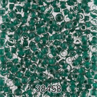 Бисер Чехия круглый 5   10/0   2.3 мм  500 г 38458 (Ф229) зеленый